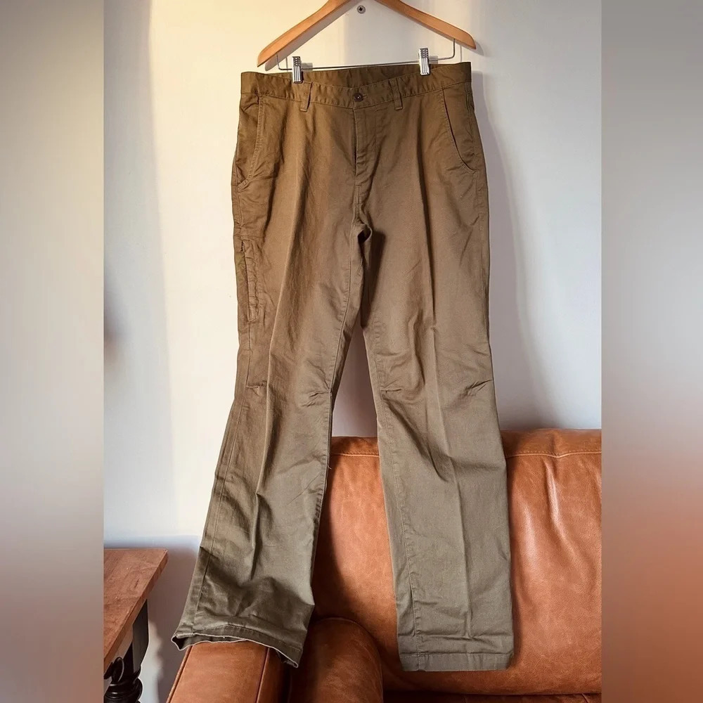 The North Face olive Pants - Size 34W/32L - men’s sprag 5-pocket pants - Picture 3 of 6